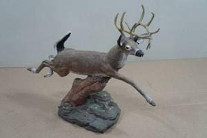 Leaping Deer Statue