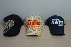 Proud Marine and Navy Hats