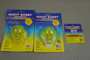 Night Bobby Lighted Fishing Bobbers and Batteries
