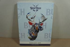 Beer Deer Busch Light 3D Deer Cardboard Wall Mount