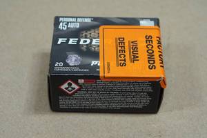 20 Federal Personal Defense .45 Auto 230 Gr Punch JHP Ammo