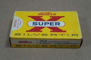 20 Western Super-X .358 Win 250 Gr Silvertip Ammo