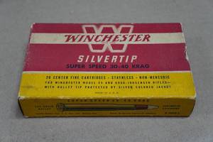 20 Winchester .30-40 Krag 180 Gr Silvertip Ammo