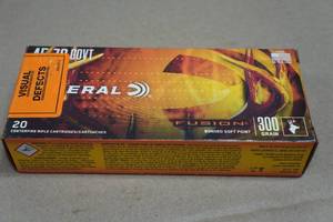 20 Federal Fusion .45-70 Govt 300 Gr Bonded SP Ammo