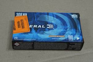 20 Federal Power-Shok .308 Win 180 Gr JSP Ammo
