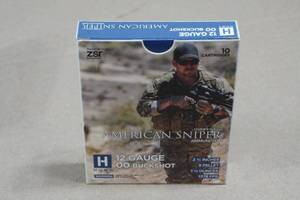 10 ZSR Hunt American Sniper 12 Gauge 2-34 00 Buckshot Shotshells