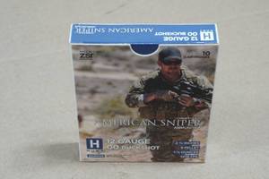 10 ZSR Hunt American Sniper 12 Gauge 2-34 00 Buckshot Shotshells