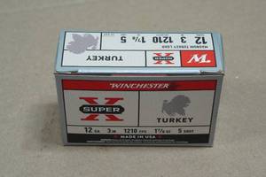 10 Winchester Super-X 12 Gauge 3 Magnum Turkey 5 Shot Shotshells