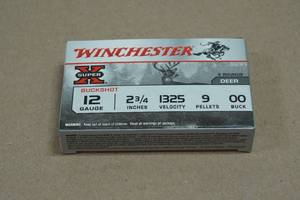 5 Winchester Super-X 12 Gauge 2-34 00 Buckshot Shotshells