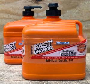 Fast Orange Pumice Hand Cleaner lot of 2
