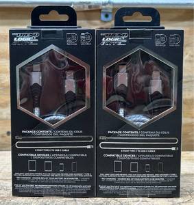 TrendLogicElite 6ft Type C to USB C lot of 2