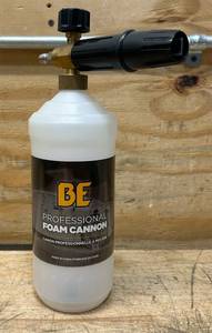 BE Power Equipment Professional Foam Cannon, 4000 PSI, 5.3 GPM #112978 Msrp $67.99 see description