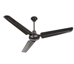 Ironton 56in. Industrial Ceiling Fan, 5123 CFM, 5 Speeds, Black #100566 Msrp $109.99 see description