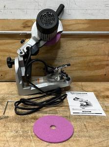 Strongway Electric Chainsaw Sharpener with Hydraulic Assist, 120V, 14in. to 34in. Pitch, 3400 RPM #57522 see description