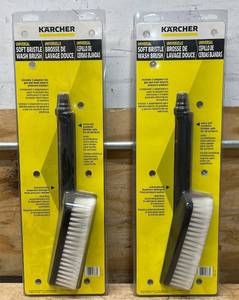 Karcher Universal Soft Bristle Wash Brush lot of 2