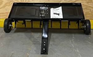 Strongway Tow-Behind Plug Lawn Aerator, 48in.W, 32 Coring Plugs #49167 Msrp $349.99