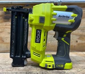 RYOBI ONE 18V 18-Gauge Cordless AirStrike Brad Nailer Tool Only P320 Msrp $149.00 see description