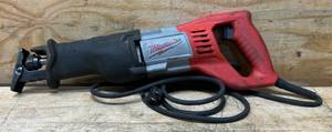Milwaukee  SAWZALL  6519-30 Corded Reciprocating Saw, 1-18 in L, 0 to 3000 spm, 17-34 in OAL Msrp $198.00 see description