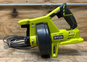 RYOBI ONE 18V Drain Auger Tool Only P4001 Msrp $81.65 see description