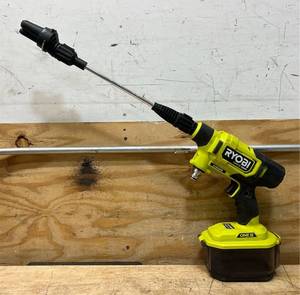RYOBI ONE HP 18V Brushless EZClean 600 PSI 0.7 GPM Cordless Cold Water Power Cleaner RY121850VNM Msrp $99.00 see description