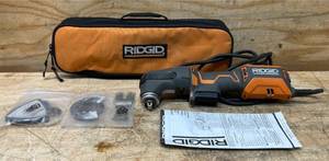 RIDGID 4 Amp Corded Oscillating Multi-Tool see description