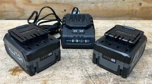 Klutch KLiQ 20V, 4.0Ah Lithium-Ion Battery Pack Charger lot of 3 Msrp $134.97 details in description