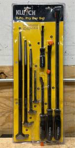 Klutch Pry Bar Set, 8-Pc. #50799 Msrp $54.99