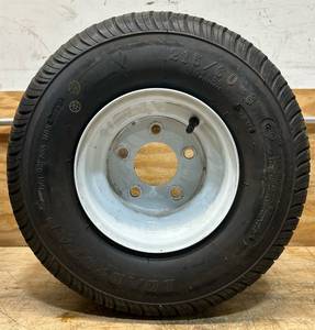 Kenda Loadstar 8in. Bias-Ply Trailer Tire and Wheel Assembly, 21560-8, 5-Hole, Load Range C, Model# DM2568C-5IN #12207 Msrp $129.99