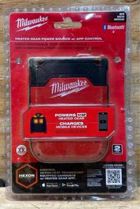 Milwaukee Heated Gear Power Source w App Control 48-11-2330 Msrp $99.99 see description