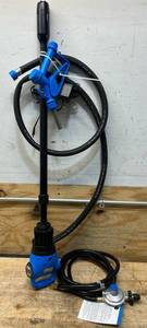 Strongway Electric Drum Pump, 4 GPM, 110 Volts, Manual Nozzle #5955181 Msrp $229.99