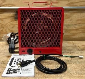 Dayton 3VU35B Portable Electric Garage Heater, 208240 Volts