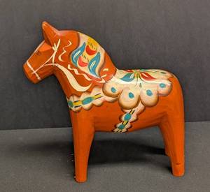KTA DALAHEMSLJD Filips Orsa Dala Horse - Painted Wood