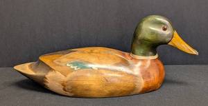 K. Pool Mallard Drake Wood Duck Decoy