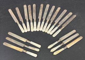 DA - Landers Frary & Clark and WM Rogers Vintage Mother-of-Pearl Knife Set - Three Styles