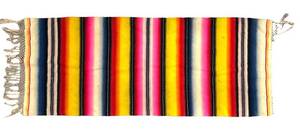 Textile Runner - Colorful Striped Serape