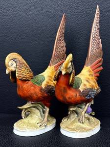 Lefton Golden Pheasant KW1060A Pair