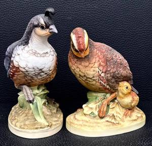 Andrea by Sadler California Quail & Bobwhite Figurines