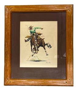 A. Brandt Co., Inc. Riding High Print - Charlie Paris