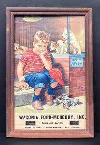 Francis Tipton Hunter - Waconia Ford-Mercury Poster, Framed Vintage Advertising Print