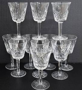 Waterford Claret Crystal Wine Glasses - Set of 11