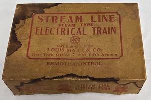 Louis Marx & Co. Stream Line Electric Train Set with Remote & Tracks