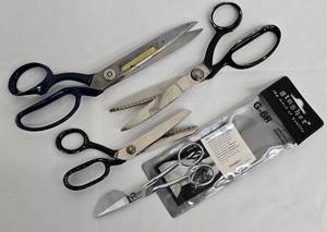 Gingher G-6R Applique Scissors - 10.25 in Wiss Inlaid USA Kleencut Made in USA