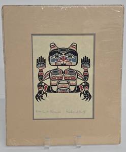 Richard Hunt Kwa-Gulth Beavers Print - 10 x 12 in - Limited Edition