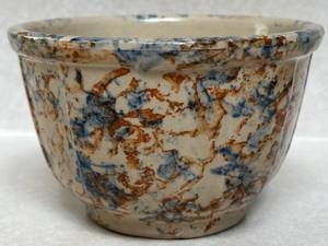Vintage Red Wing Spongeware Panel Bowl