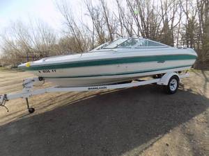 1991 Sea Ray with Mercruiser and Shorelandr Trailer