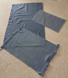 LL - Trio of Light Blue Rugs