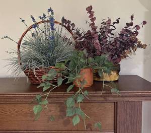 LL - Trio of Faux Florals and Greenery