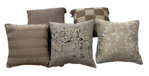 LL - Neutral Accent Pillows by Dakotah, Spencer, Bess and More