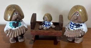 LL - Trio of Kurt Nilsson for Helsingborg Figurines