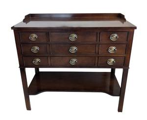 ML - Vintage Federal Style Mahogany Server  Sideboard